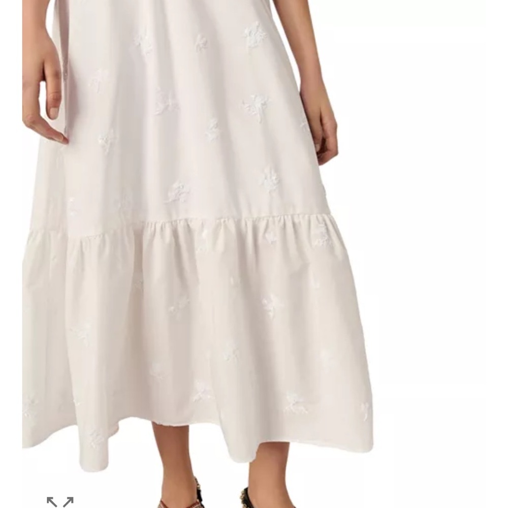 NWT Maje white sequined maxi skirt - Picture 6 of 16